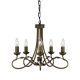 Elstead Lighting-OLIVIA-OV5-BLK-GOLD-ELSOV5-BLK-GOLD