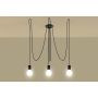 Sollux EDISON SL.0370 Függőlámpa 3x60W/E27