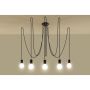 Sollux EDISON SL.0371 Függőlámpa 5x60W/E27