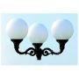 Novolux INDURA GLOBO 057F-G05X1A-02 Utcavilágítás lámpatest 3x105W/E27 IP65