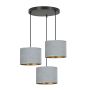 Emibig HILDE 1050/3PREM Fali lámpa 3x15W/E27 IP20