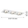 Argon OLIMP 1327 Beépíthető spotlámpa 3x6W/G9 IP20