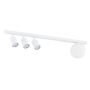 Emibig BASTER 1315/4 Plafonlámpa 3x8W/GU10|1x10W/E14 IP20