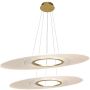 Altavola Design Eclipse LA116/P2_97_3k_gold Függőlámpa 2x48W/LED 3000K 2880lm IP20