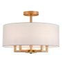 Cosmolight LILLE C05920BR-WH Fali lámpa 5x40W/E14 IP20