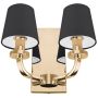 Cosmolight NEW YORK 1 W02510AU-BK Plafonlámpa 2x40W/E14 IP20
