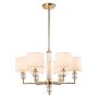 Cosmolight SUTTON P06385AU-WH Plafonlámpa 6x40W/E14 ip20