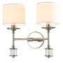 Cosmolight SUTTON W02477NI-WH Fali lámpa 2x25W/E14 ip20