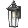 Cosmolight ZURICH W01609BK Fali lámpa 1x60W/E27 IP23