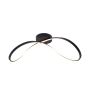 Zuma Line ERDA 19600C-BK Plafonlámpa 1x45W/LED 3000K|4000K|6000K 2000lm IP20