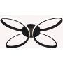 Zuma Line ROSENTRA C241060002 Plafonlámpa 1x28W/LED 3000k 1900lm ip20