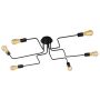 Lucide LESTER 21112/06/30 Plafonlámpa 6x40w/e27 ip20