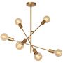 Lucide LESTER 21119/06/02 Plafonlámpa 6x40w/e27 ip20