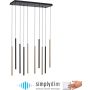 Paul Neuhaus FLUTE 2110-18 Függőlámpa 10x42W/LED 3000k 5200lm ip20