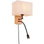 Trio NILAM 212870236 Fali lámpa 2x31w/led+e27 3000k 310lm ip20