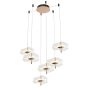 Altavola Design Mariposa LA102/CO6 Függőlámpa 6x36W/LED 3000K 2160lm IP20