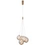 Italux Butero PND-34359-5-HBR-AMB Függőlámpa 5x20W/LED 3000K 1830lm IP20