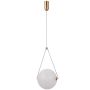 Italux Rastia PND-34361-L-HBR-OPAL Függőlámpa 1x12W/LED 3000K 1300lm IP20