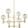 Italux Veva MDM3339/6 GD Plafonlámpa 6x40W/E27 IP20