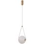Italux Rastia PND-34361-M-HBR-OPAL Függőlámpa 1x9W/LED 3000K 975lm IP20