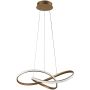 Italux Consa PND-19221C-GD Függőlámpa 1x40W/LED 3000K/4000K/6000K 3400lm IP20