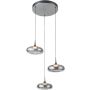 Italux Tenele PND-24028-3A-SILV Függőlámpa 3x21W/LED 3000K 1300lm IP20