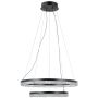 Italux Barlo PND-34526-2L-BK Függőlámpa 2x36W/LED 3000K/4000K/6000K 3100lm IP20