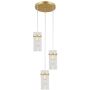 Italux Merto PND-40930-3A-GD Függőlámpa 3x40W/E14 IP20