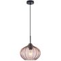 Italux Pansol PND-2940-1S-BK-CF Függőlámpa 1x40W/E27 IP20