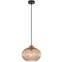 Italux Pansol PND-2940-1S-BRO-AMB Függőlámpa 1x40W/E27 IP20