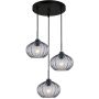 Italux Pansol PND-2940-3AS-BK-SG2 Függőlámpa 3x40W/E27 IP20