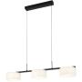Italux Austis PND-02836-3-BK Függőlámpa 1x24W/LED 3000K/4000K/6000K 3700lm IP20