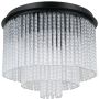 Italux Naute PLF-40931-7A-BK Plafonlámpa 7x40W/E14 IP20
