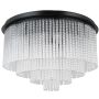 Italux Naute PLF-40931-9A-BK Plafonlámpa 9x40W/E14 IP20