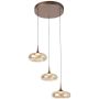 Italux Tenele PND-24028-3A-COPP Függőlámpa 3x21W/LED 3000K 1300lm IP20