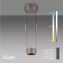 Paul Neuhaus PURE CLIPSE 2471-97 Függőlámpa 2x5W/LED 2200-5000k 250lm ip20