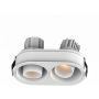 Zambelis RECESSED SPOT LED S175 Beépíthető spotlámpa 2x10W/led 3000K 1440lm IP44