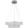 Italux Pantal PND-34533-2L-SILV Függőlámpa 2x36W/LED 3000K/4000K/6000K IP20