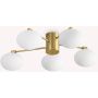 Ideal Lux HERMES 316697 Plafonlámpa 5x28W/G9 ip20
