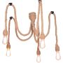Polux ROPE 312921 Függőlámpa 5x12W LED/E27 IP20