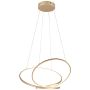 Trio DARVIN 349119179 Függőlámpa 1x52w/led 2300+3000+4000k 6700lm ip20