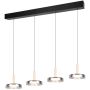 Trio CELESTE 354910432 Függőlámpa 4x7.5w/led 3000k 750lm ip20