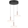 Trio CELESTE 354930365 Függőlámpa 3x7w/led 3000k 750lm ip20