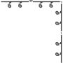 Zuma Line ZESTAW SZYNOPRZEWODY 3590 Sín 8x15W/GU10_ES111 ip20