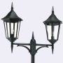 Norlys MODENA 382B Utcai lámpa 2x9W/E27 IP54
