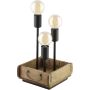 Eglo WOOTTON 43594 Asztali lámpa 3X40W/E27 IP20