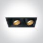 One Light The Recessed Cylinders 51211C/B/W Beépíthető spotlámpa 2x11W/LED 3000K 820lm IP20
