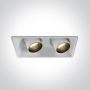 One Light The Recessed Cylinders 51211C/W/W Beépíthető spotlámpa 2x11W/LED 3000K 820lm IP20