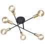 Trio CROSS 606700632 Plafonlámpa 6x40w/e27 ip20