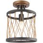 Endon HESTON 61497 Plafonlámpa 1x60W/E27 IP20